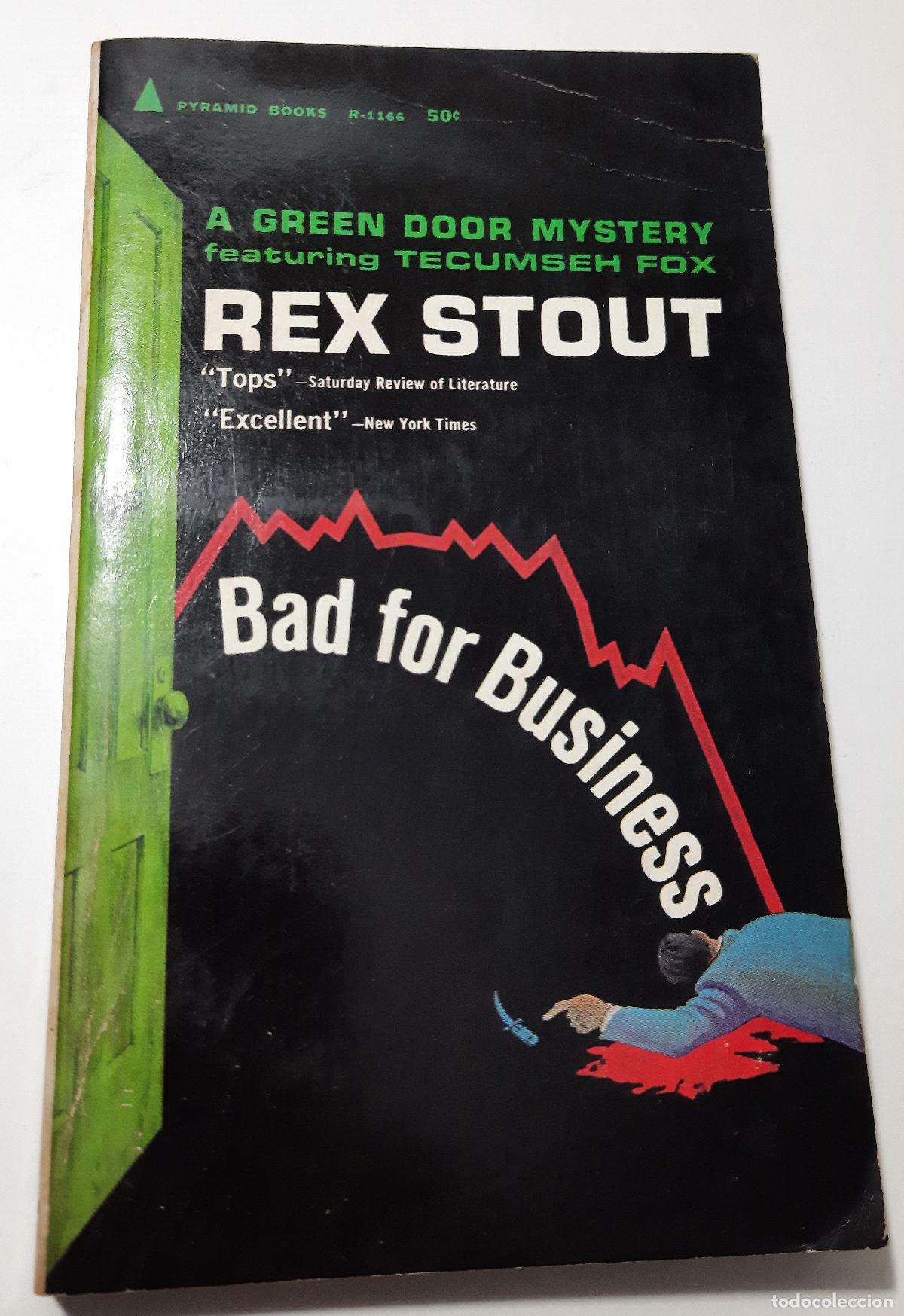 Libros de segunda mano: Bad for business - Stout, Rex - Foto 1