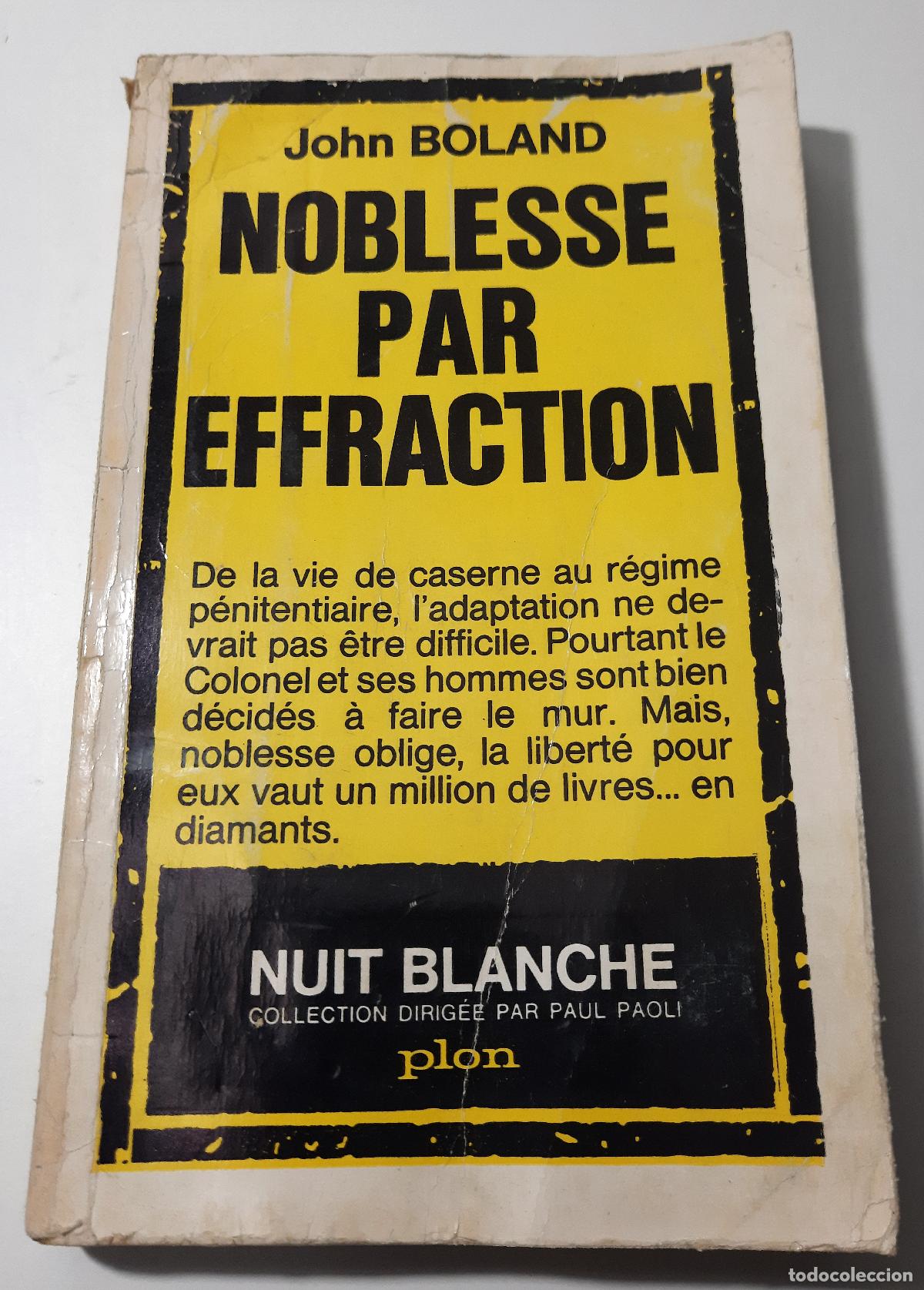 Libros de segunda mano: Noblesse par effraction - Boland, John - Foto 1