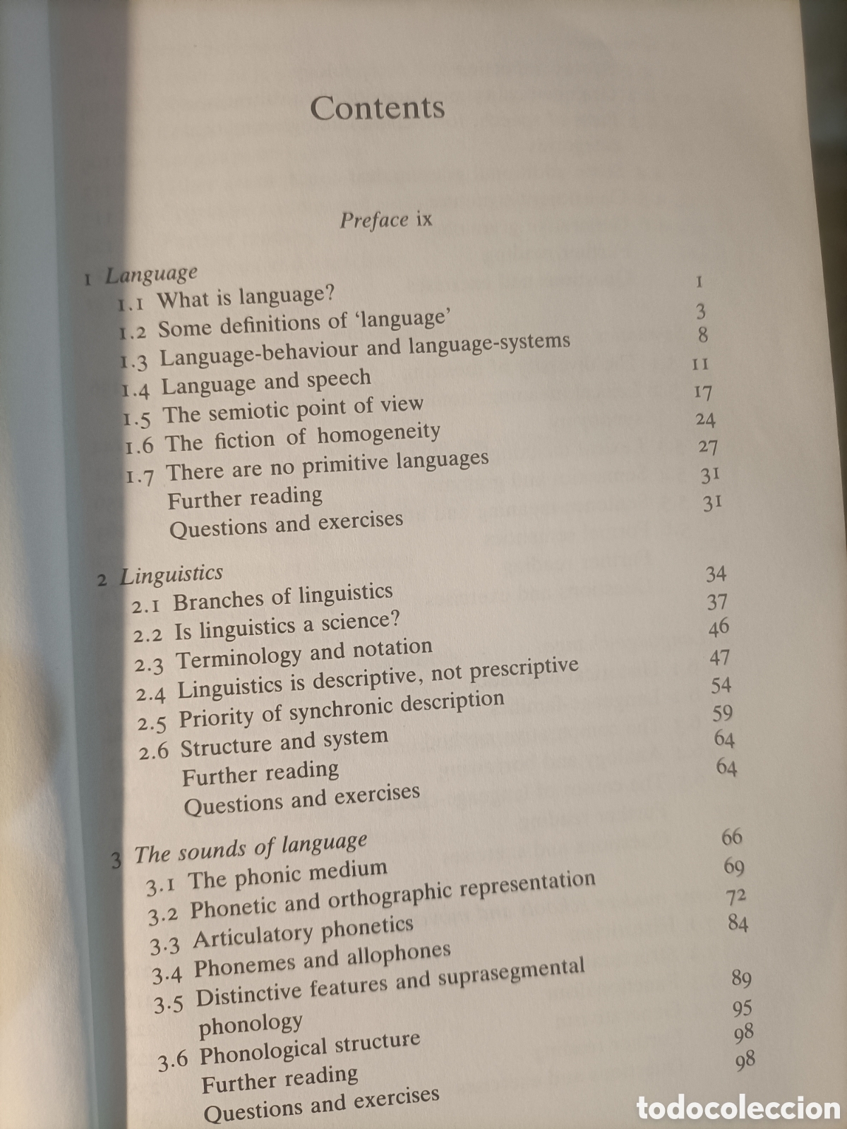 Libros de segunda mano: &rdquo;Language and Linguistics: An Introduction&rdquo;&nbsp;de John Lyons.edicion en ingl&eacute;s - Foto 5