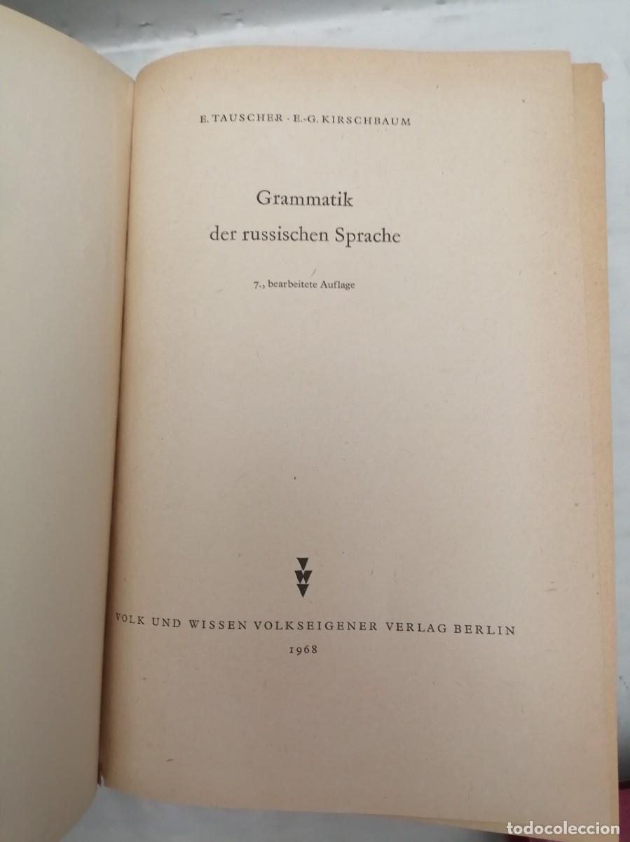 Libros de segunda mano: Grammatik der russischen Sprache - Foto 3