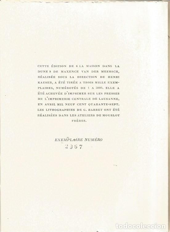 Libros de segunda mano: LA MAISON DANS LA DUNE - MAXENCE VAN DER MEERSCH - Foto 5