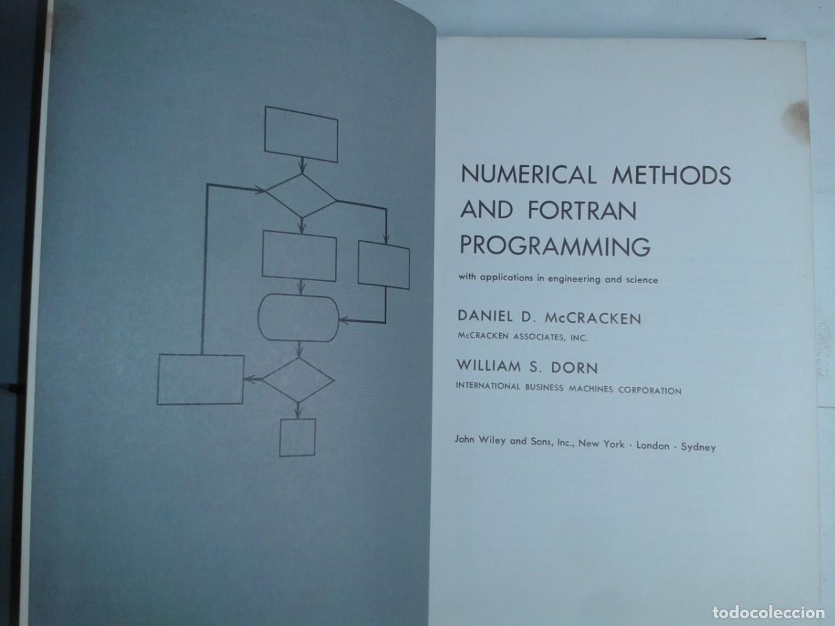 Libros de segunda mano: NUMERICAL METHODS AND FORTRAN PROGRAMMING 1968 McCRACKEN / DORN SECOND JOHN WILEY - Foto 2