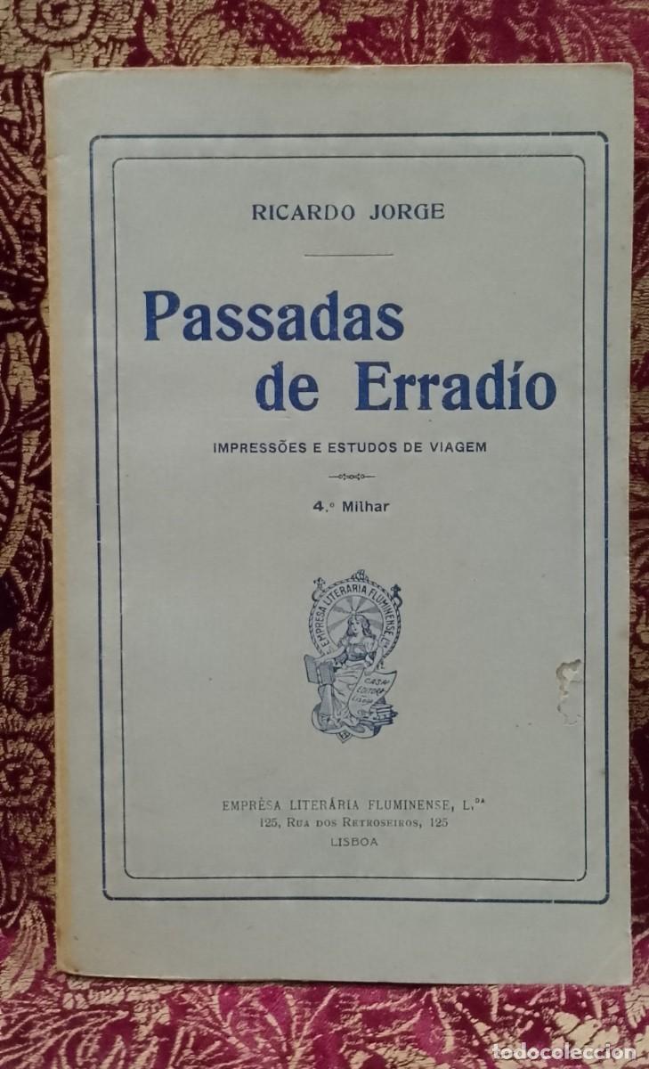 Libros de segunda mano: Passadas de Errad&iacute;o - Ricardo Jorge - Foto 1
