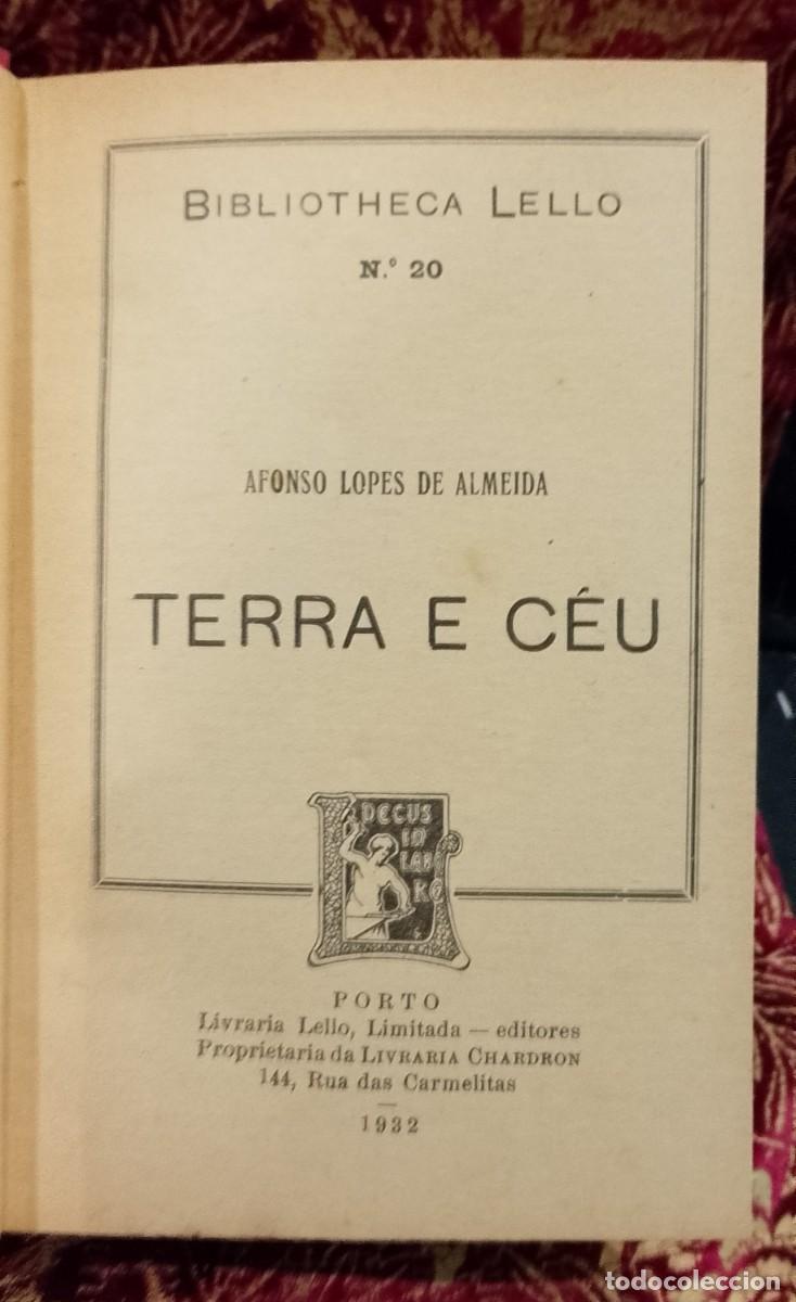 Libros de segunda mano: Terra e C&eacute;u 1932 Afonso Lopes de Almeida - Foto 1