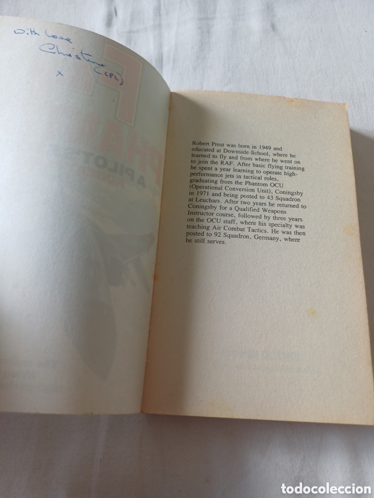 Libros de segunda mano: F4 Phantom a pilot s story Robert Priest INGL&Eacute;S - Foto 2