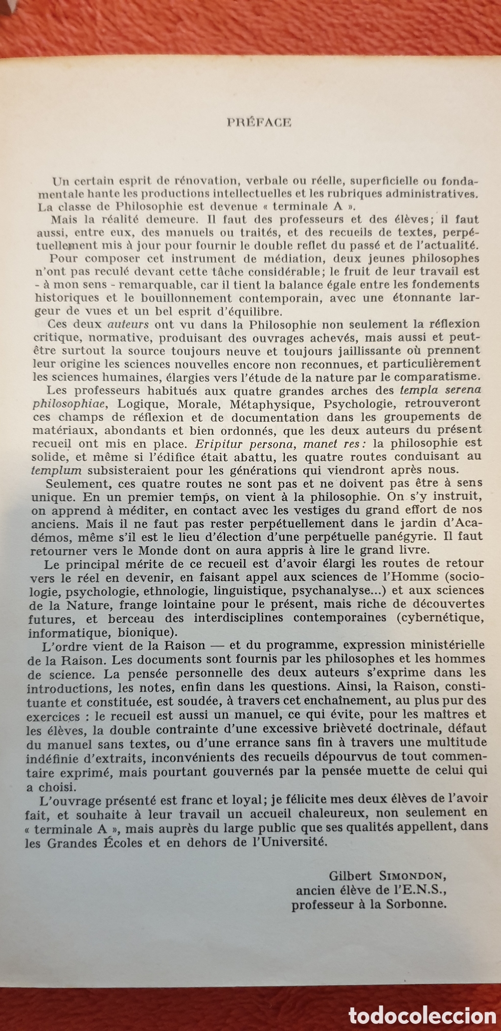 Libros de segunda mano: Recueil de textes philosophiques - Foto 9