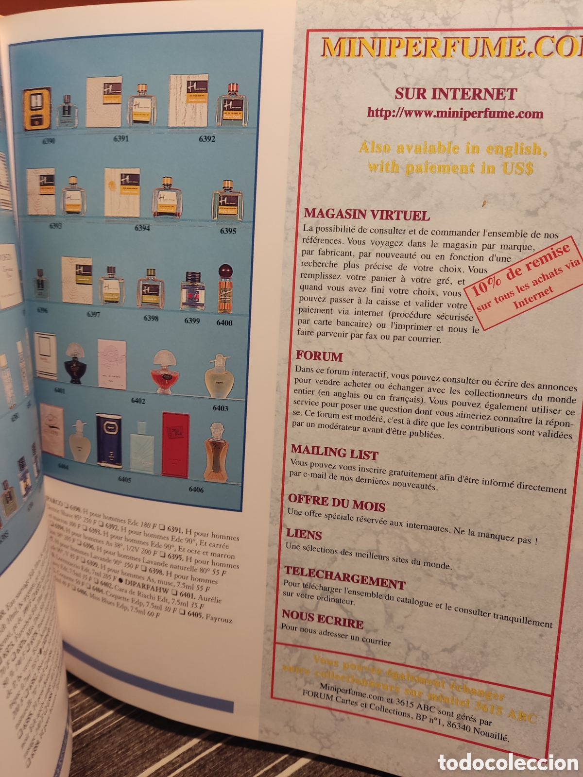 Libros de segunda mano: 6000 miniatures de parfum - Foto 5