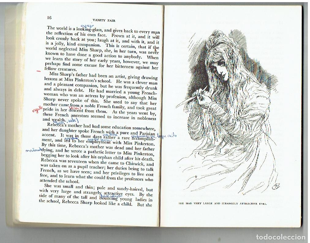 Libros de segunda mano: W. M. THACKERAY. VANITY FAIR. E. F. DODD. INGL&Eacute;S.(V/4) - Foto 3