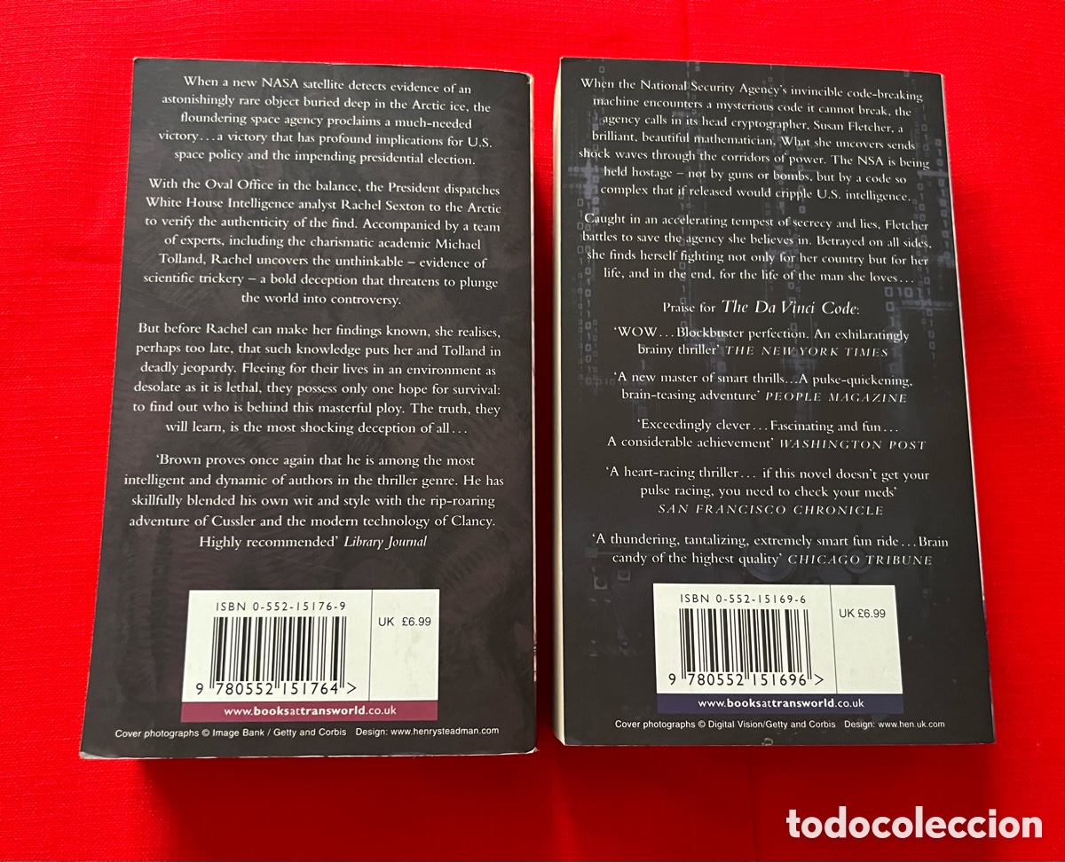 Libros de segunda mano: 2 Libros de Dan Brown en ingl&eacute;s - Foto 2