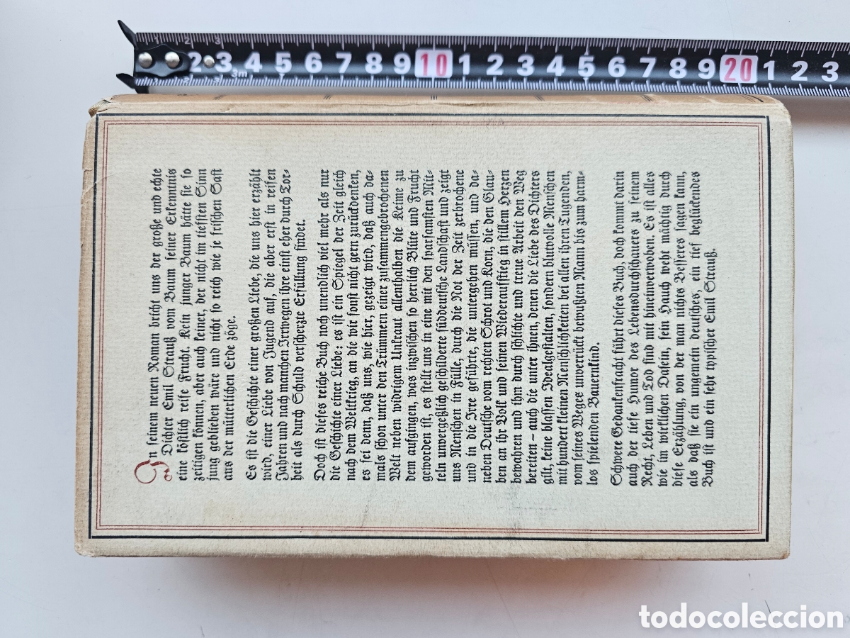 Libros de segunda mano: Libro Lebenstanz, Emil Strauss 1940 Munchen - Foto 4