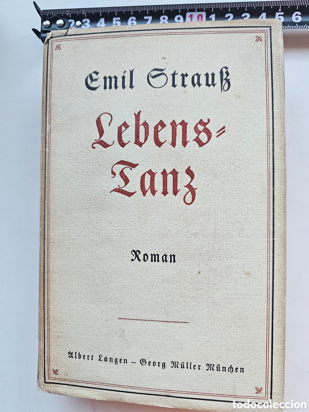 Libros de segunda mano: Libro Lebenstanz, Emil Strauss 1940 Munchen - Foto 1