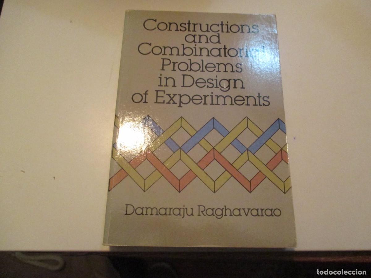 Libros de segunda mano: Constructions and combinatorial problems in design of experiments (ingl&eacute;s) W37690 - Foto 1
