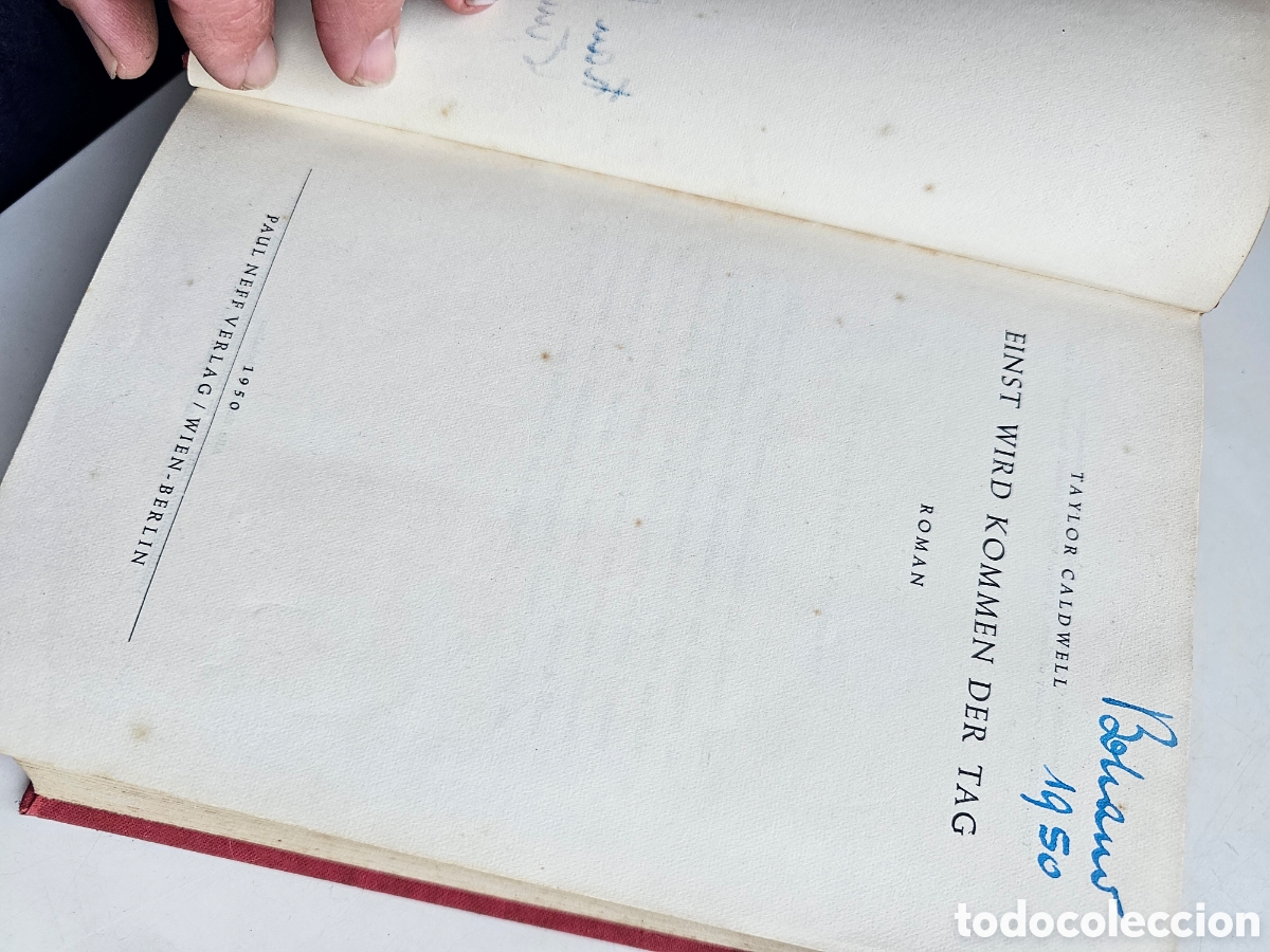 Libros de segunda mano: Libro en Alem&aacute;n Einst wird Komen der tag 1950, Taylor Caldwell - Foto 3