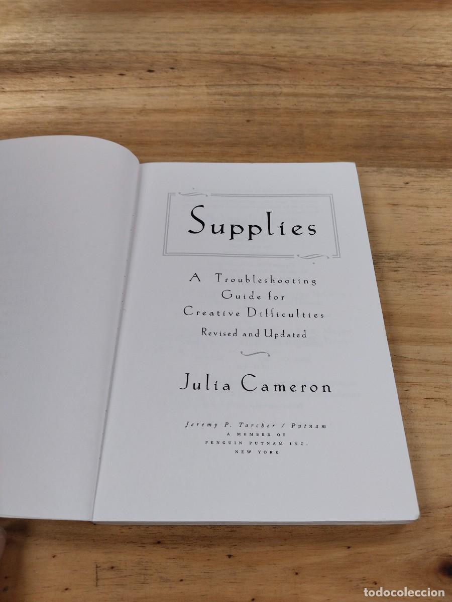 Libros de segunda mano: Supplies. A Troubleshooting Guide or Creative Difficulties - Julia Cameron - Foto 4