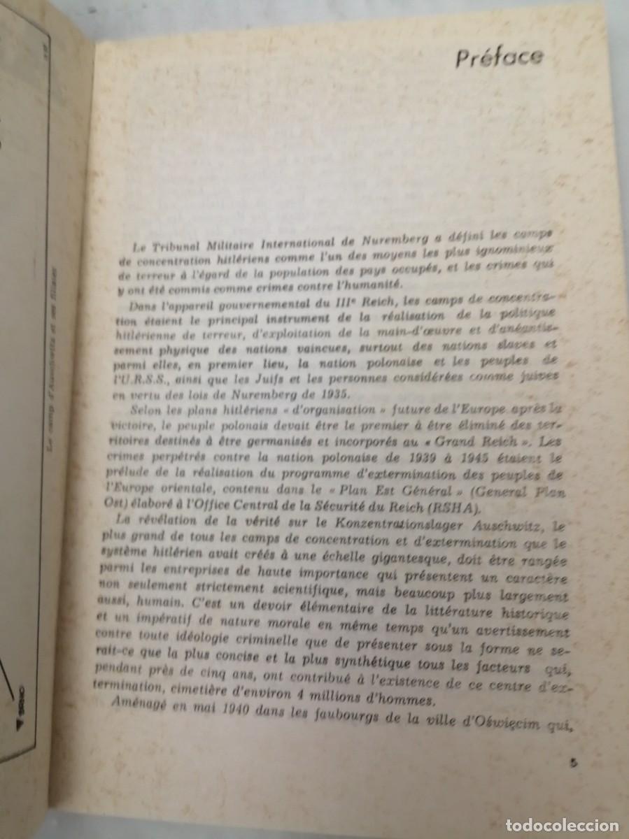 Libros de segunda mano: Auschwitz. Camp hitlerien dextermination - Foto 3