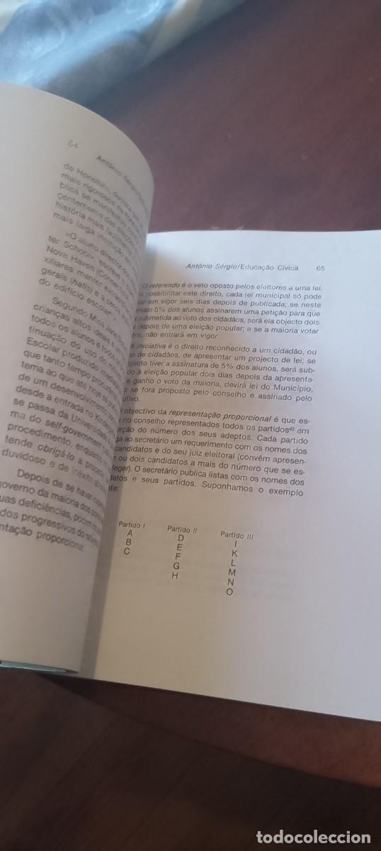 Libros de segunda mano: Educa&ccedil;&atilde;o C&iacute;vica - Ant&oacute;nio S&eacute;rgio - Foto 4