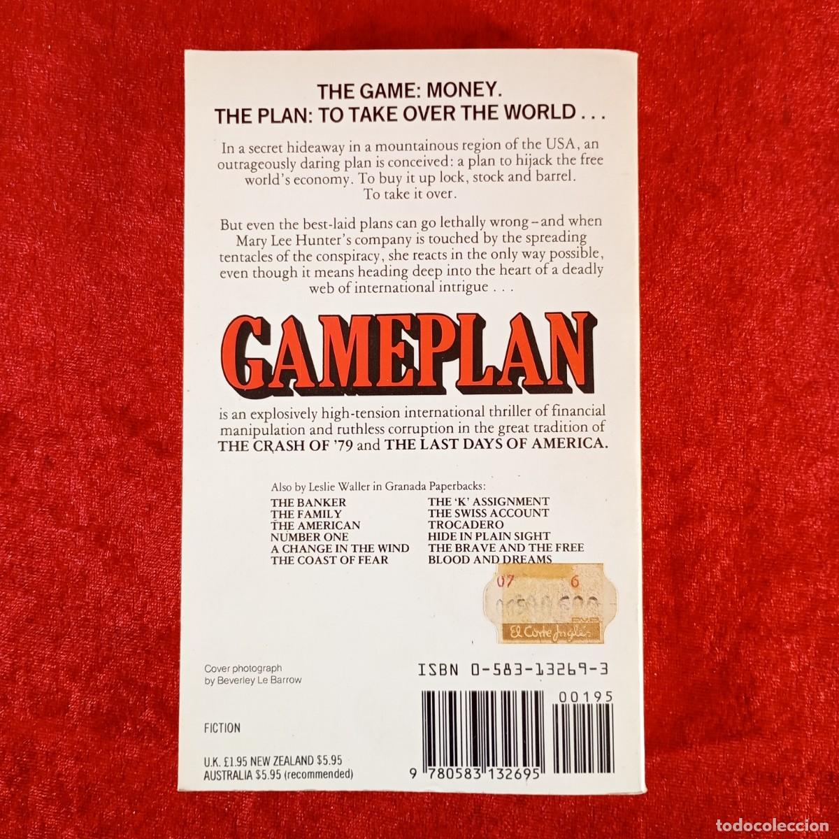 Libros de segunda mano: GAMEPLAN - LESLIE WALLER - GRANADA PUBLISHING - 1983 / 1002 - Foto 2