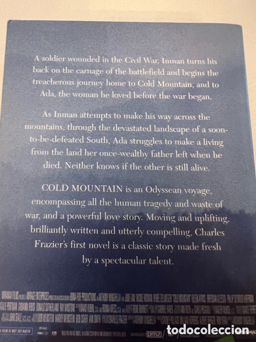 Libros de segunda mano: COLD MOUNTAIN. CHARLES FRAZIER. Ingles - Foto 5