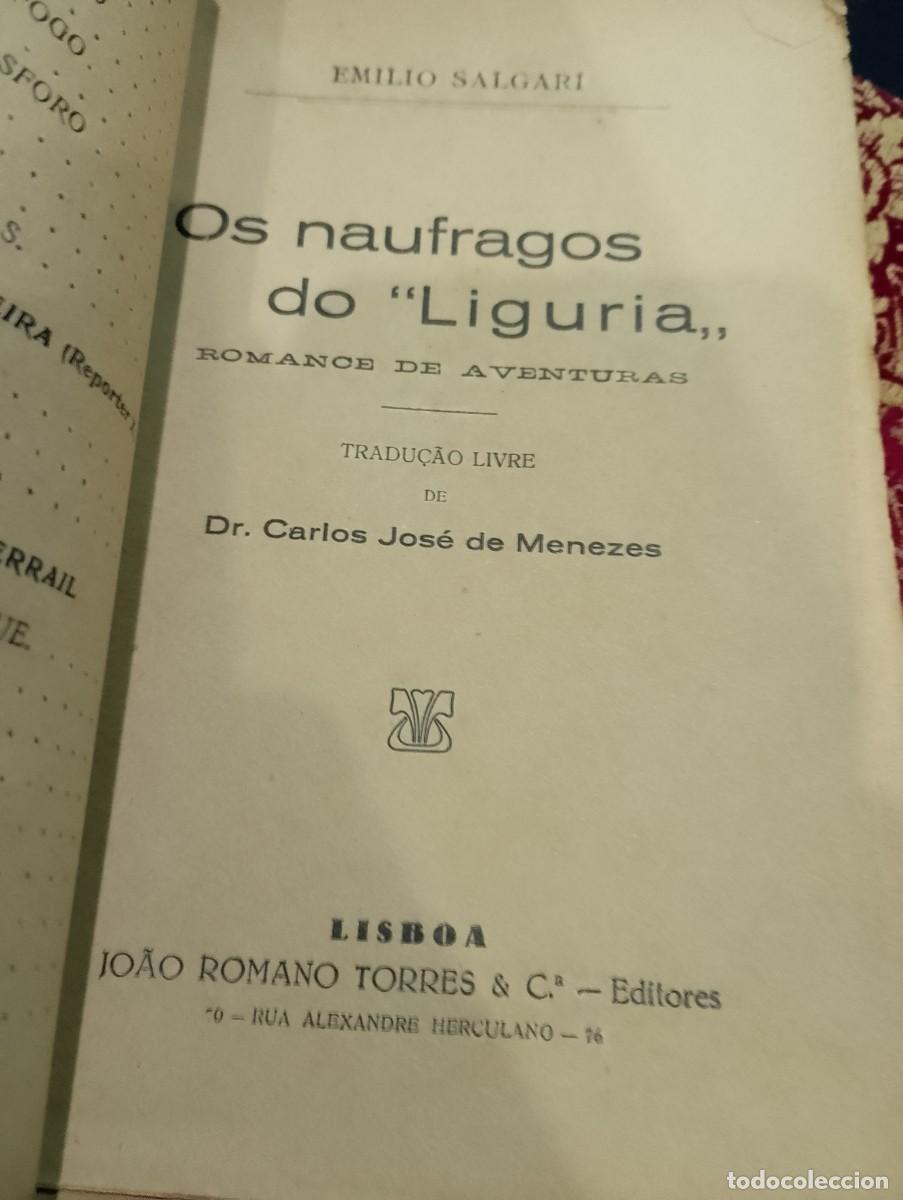 Libros de segunda mano: Os N&aacute;ufragos do Lig&uacute;ria - Emilio Salgari - Foto 7