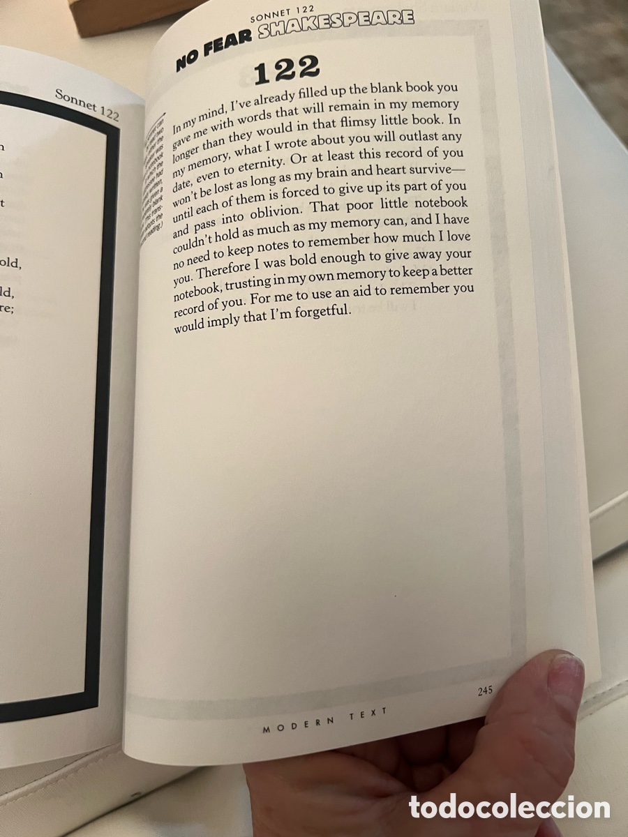 Libros de segunda mano: NO FEAR SHAKESPEARE SONNETS. - Foto 3