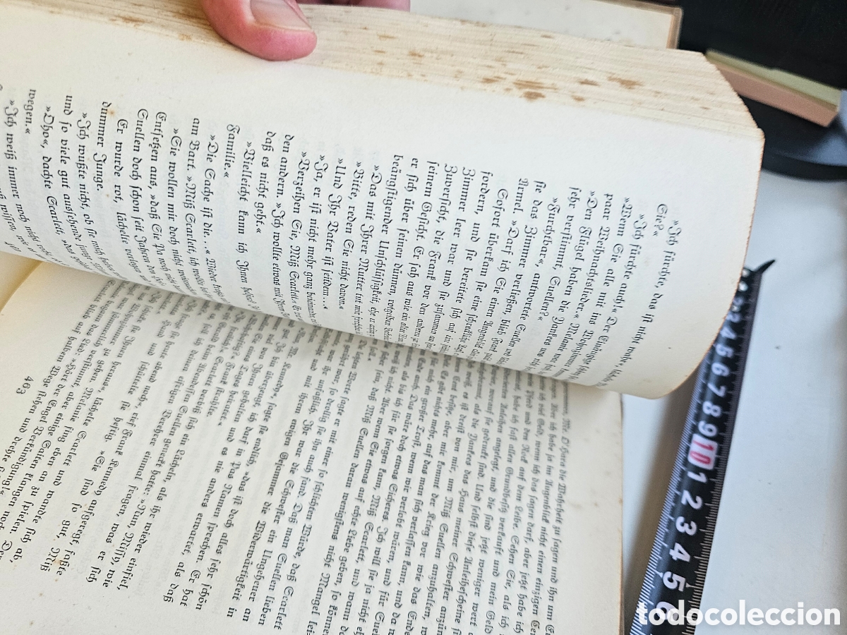 Libros de segunda mano: Libro en Alem&aacute;n Vom Winde verweht 1938 Margareth Mitchell - Foto 7