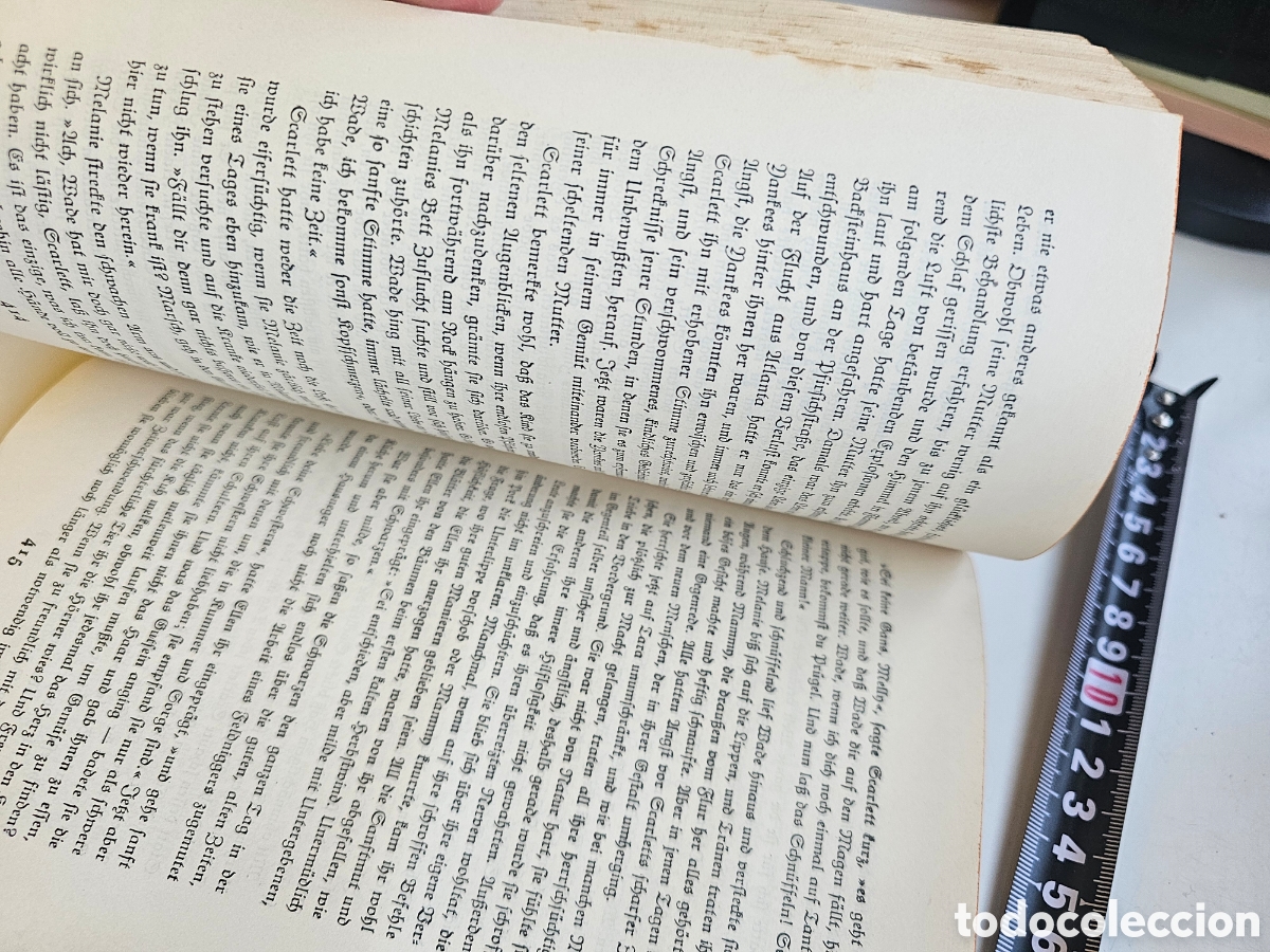 Libros de segunda mano: Libro en Alem&aacute;n Vom Winde verweht 1938 Margareth Mitchell - Foto 8