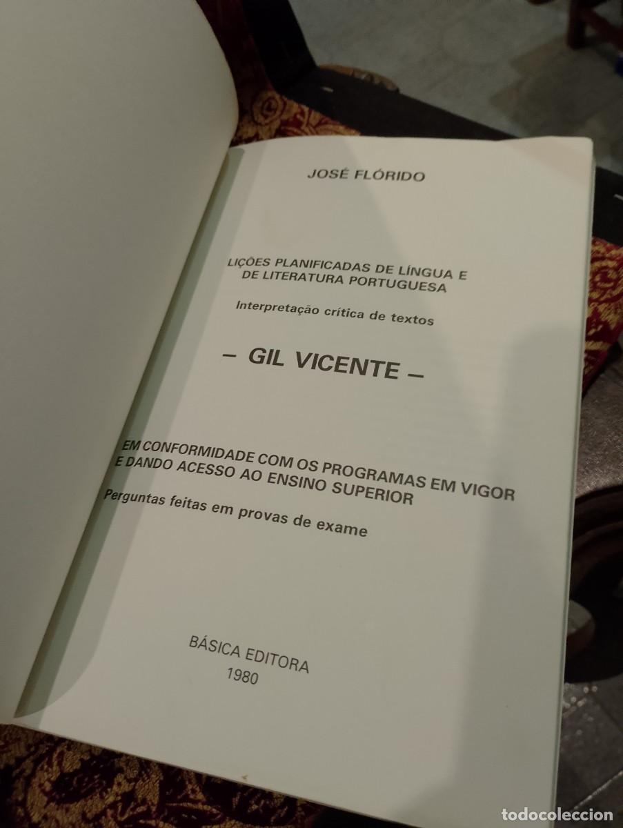 Libros de segunda mano: Gil Vicente - Jos&eacute; Fl&oacute;rido - Foto 4