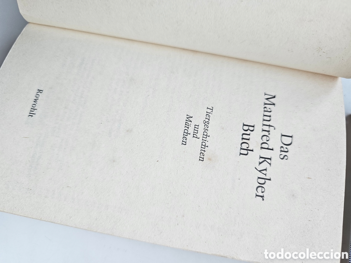 Libros de segunda mano: Libro en Alem&aacute;n Das Manfred kyber buch, 1976 Rowohlt - Foto 2