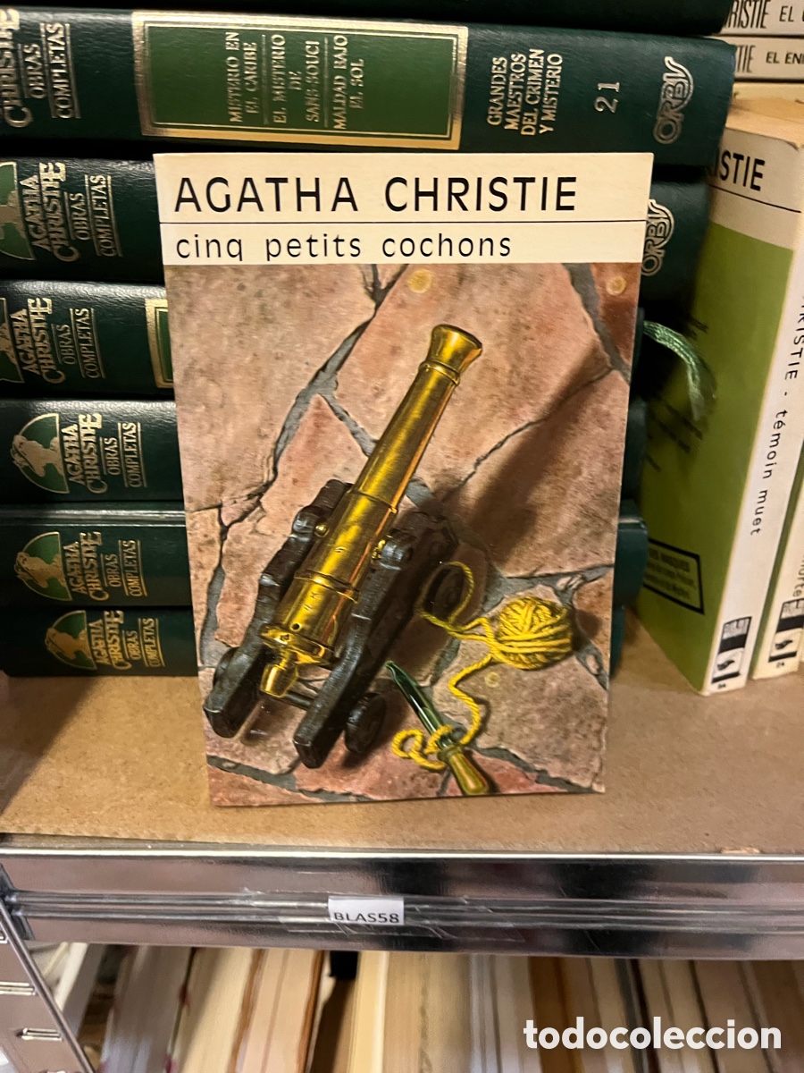 Libros de segunda mano: Blas58 cina petits cochons, Agatha Christie