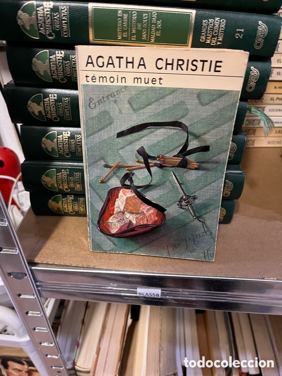 Libros de segunda mano: Blas58 t&eacute;moin muet Agatha Christie