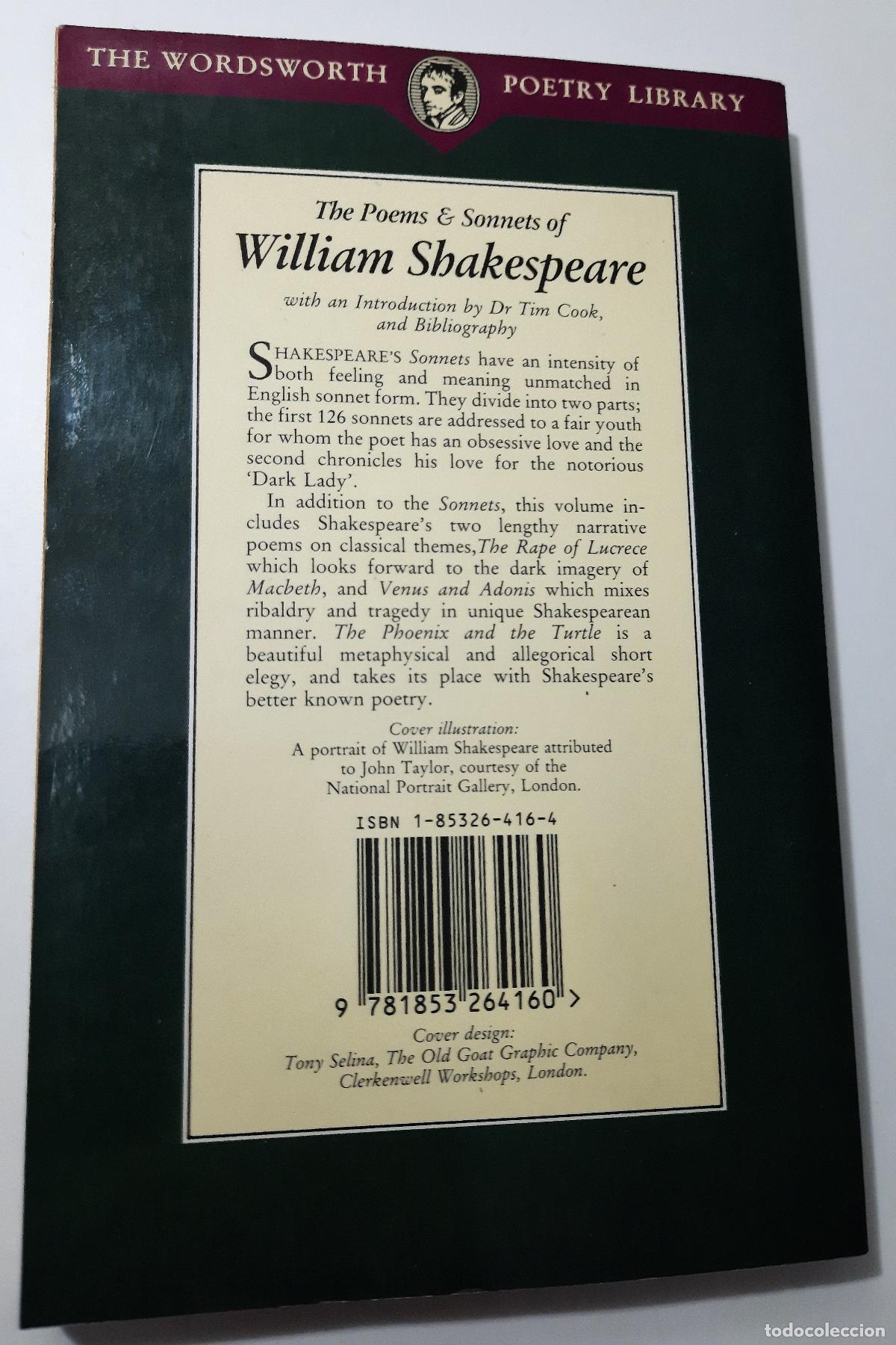 Libros de segunda mano: The poems & Sonnets - Shakespeare, William - Foto 2
