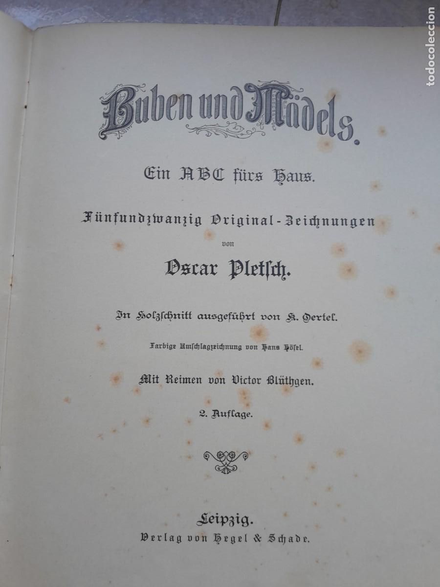 Libros de segunda mano: BUBEN UND MADELS . LEIPZIG - Foto 5