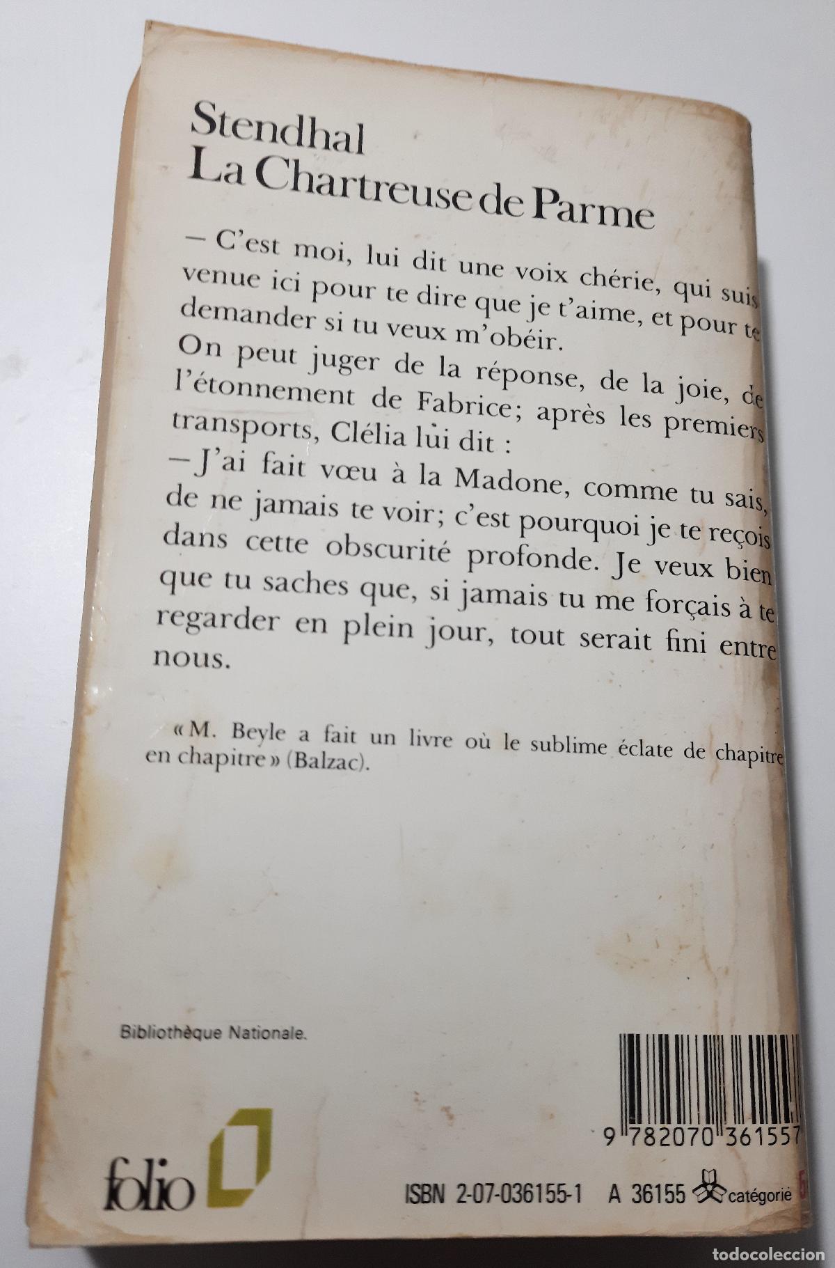 Libros de segunda mano: La chartreuse de Parme - Stendhal - Foto 2