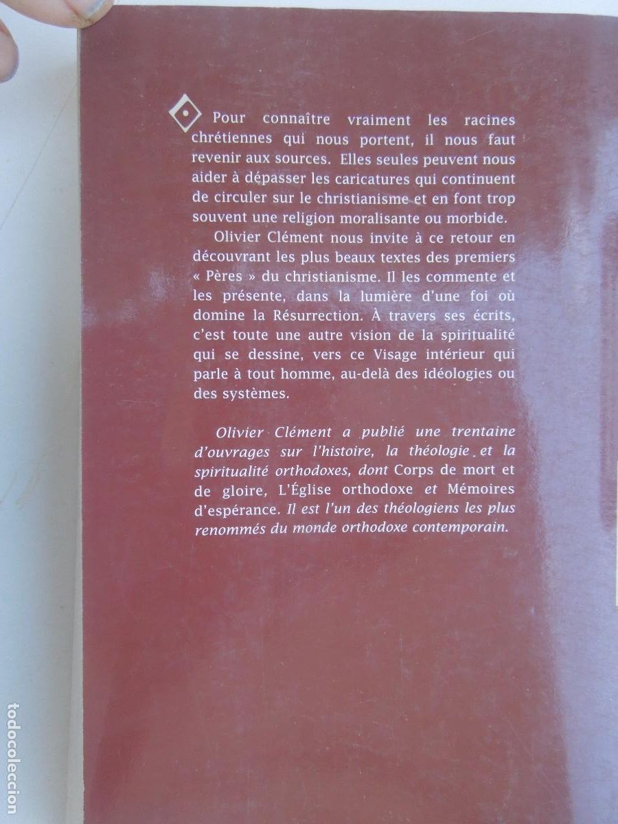 Libros de segunda mano: OLIVIER CL&Eacute;MENT - SOURCES - DESCL&Eacute;E DE BROUWER 2008. - Foto 3