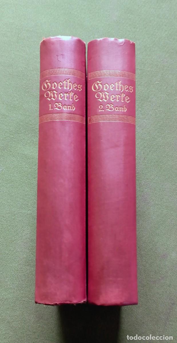 Libros de segunda mano: GOETHE - EN ALEMAN - 2 VOLUMENES. - Foto 1