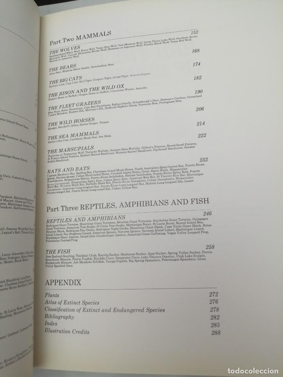 Libros de segunda mano: Vanished Species (Hardcover) - Foto 7