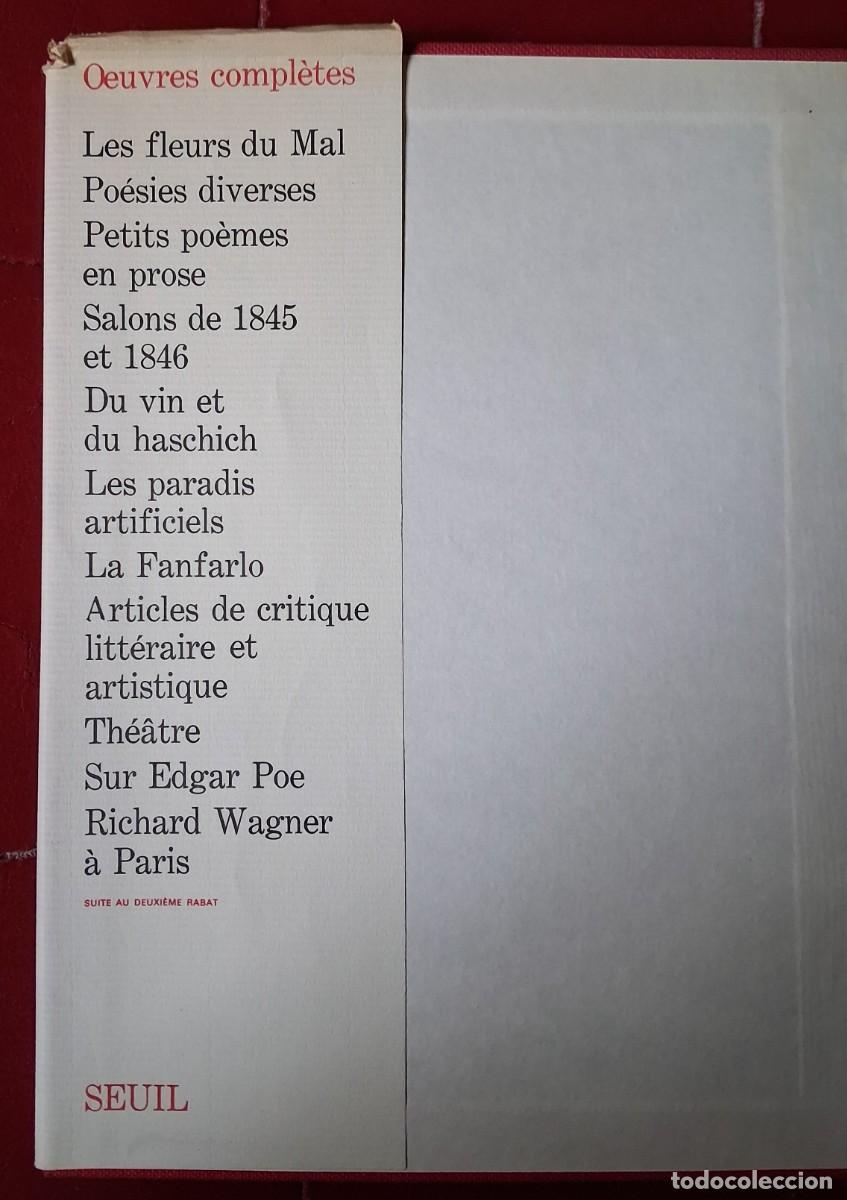 Libros de segunda mano: Baudelaire. Oeuvres completes - Foto 3