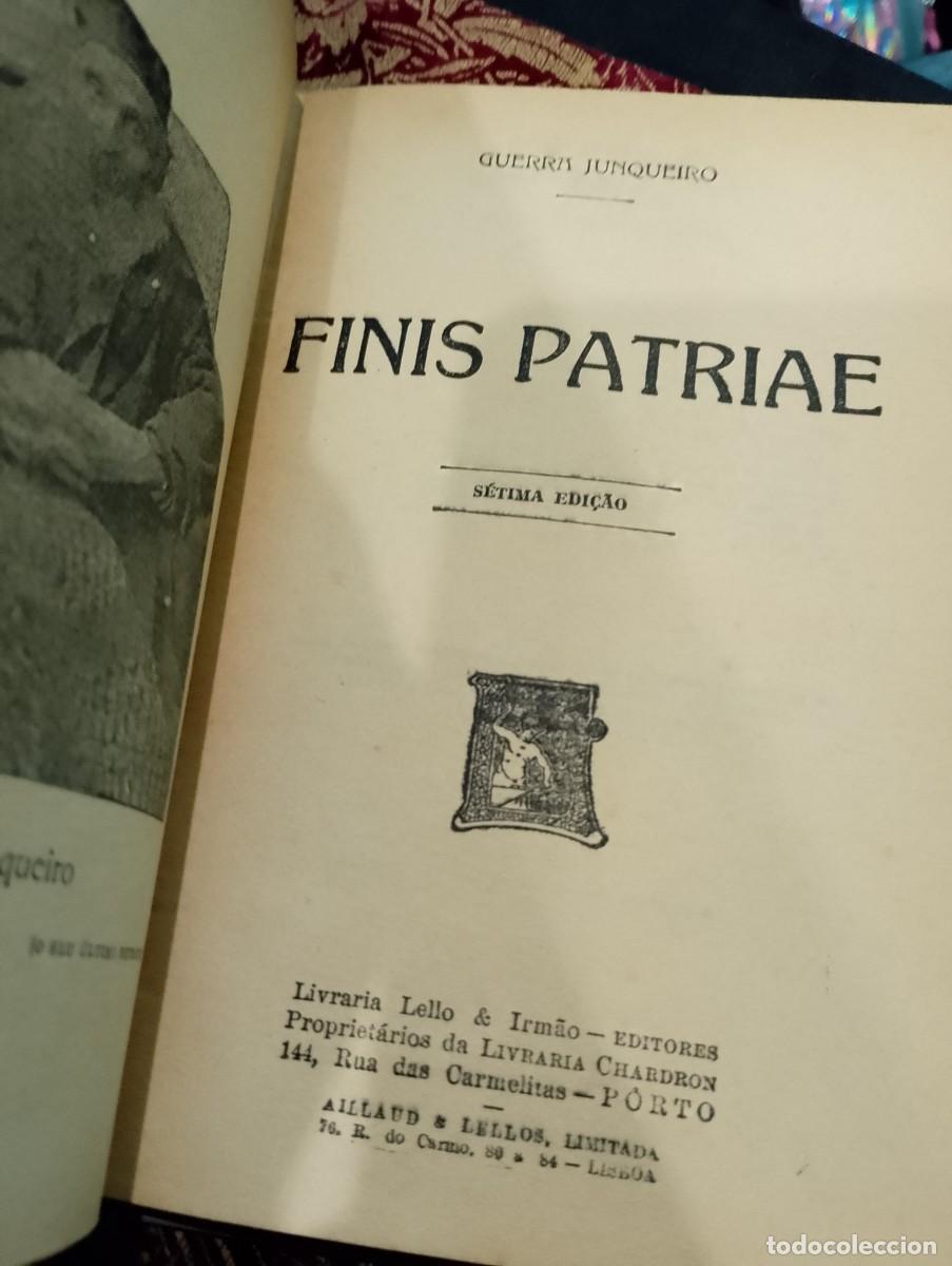Libros de segunda mano: Guerra Junqueiro - Finis Patriae - Foto 3