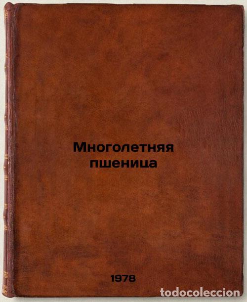 Second hand books: Mnogoletnyaya pshenitsa/Perpetual wheat In Russian - Cicin, Nikolaj Vasil'evich