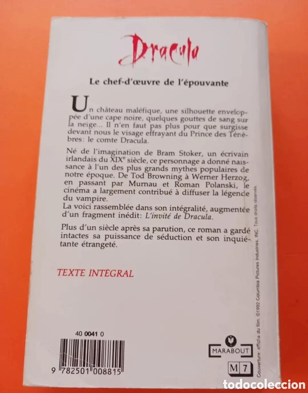 Libros de segunda mano: DRACULA, BRAM STOKER. En frances. - Foto 2