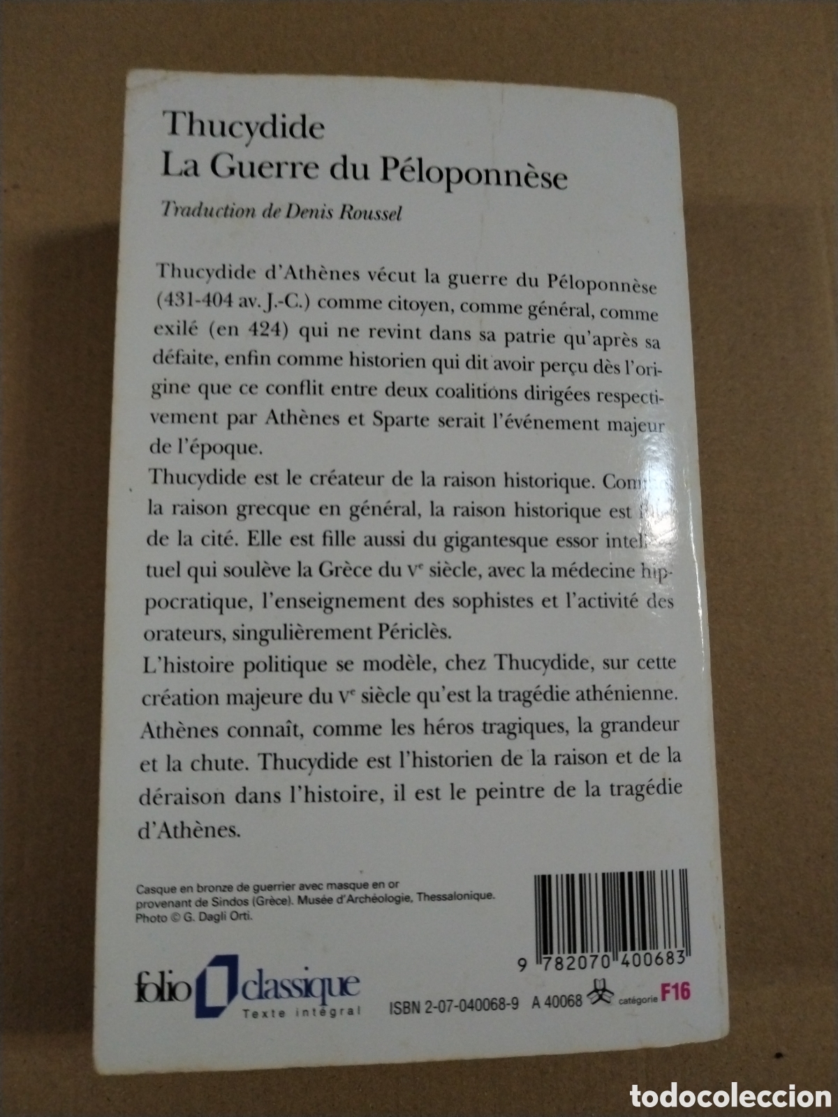 Libros de segunda mano: Thucydide. La Guerre du Peloponnese - Foto 2