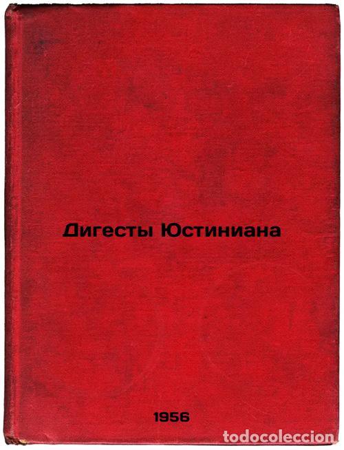 Libros de segunda mano: Digesty Yustiniana. In Russian /Justinian's digests - Peretersky, Ivan Sergeevich