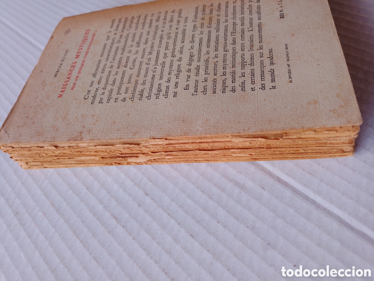 Libros de segunda mano: NAISSANCES MYSTIQUES - MIRCEA ELIADE - Foto 3