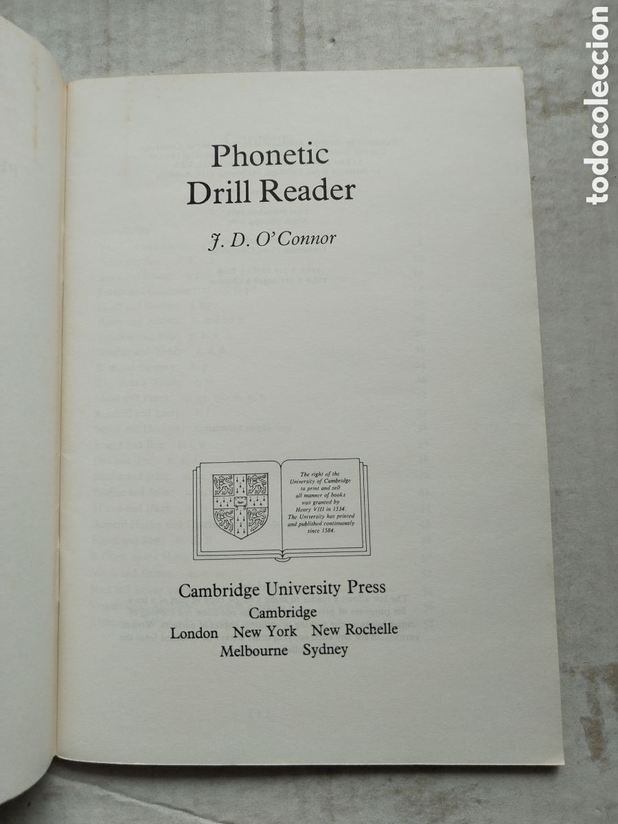 Libros de segunda mano: PHONETIC DRILL READER - Foto 2