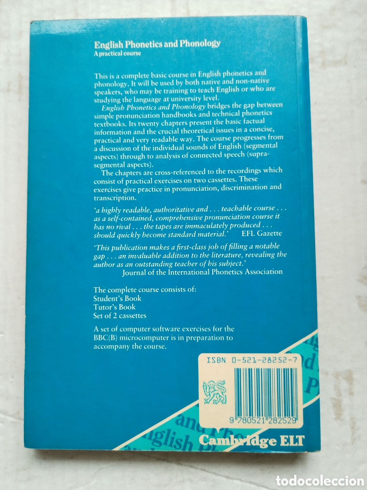 Libros de segunda mano: ENGLISH PHONETICS AND PHONOLOGY/PETER ROACH - Foto 3