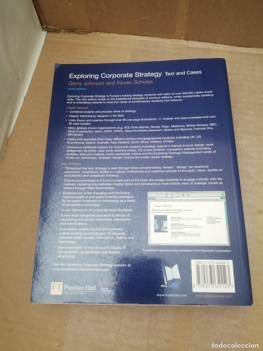 Libros de segunda mano: Exploring Corporate Strategy. Text and Cases (6th Edition) - Foto 2