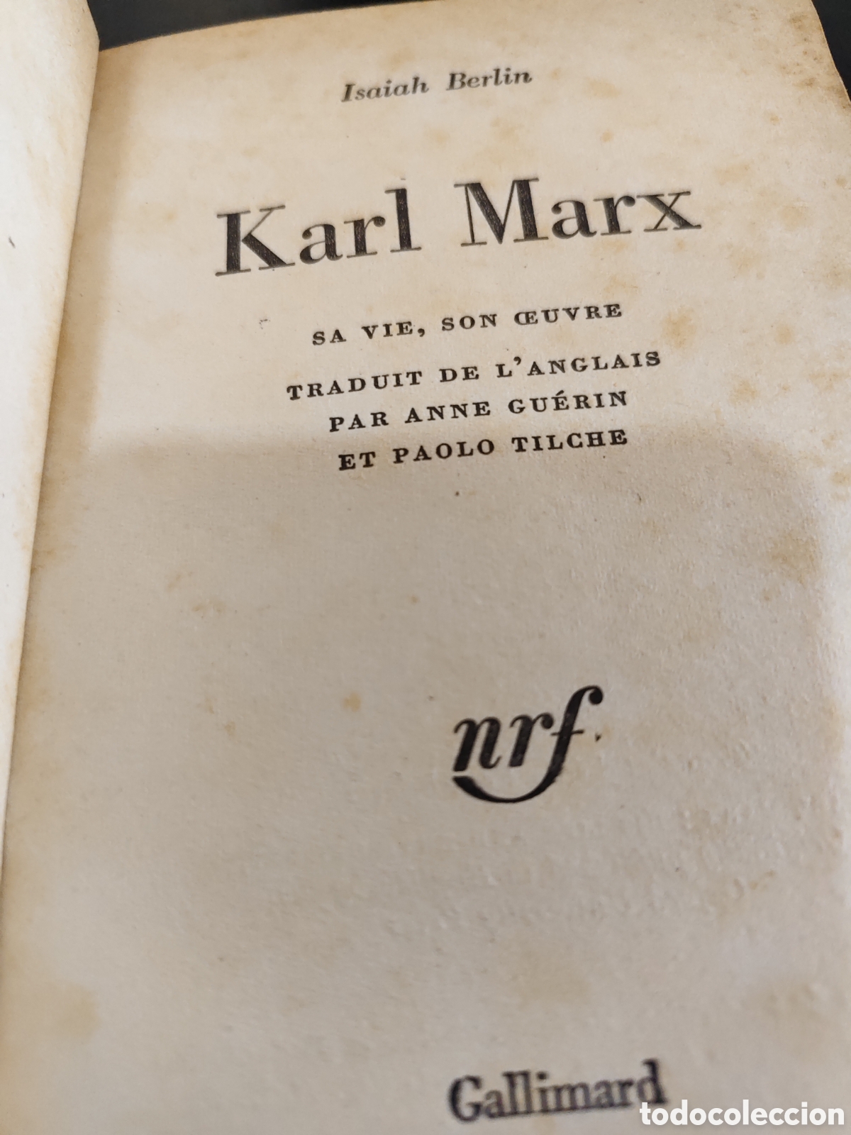 Libros de segunda mano: KARL MARX de Isaiah Berlin - Foto 3