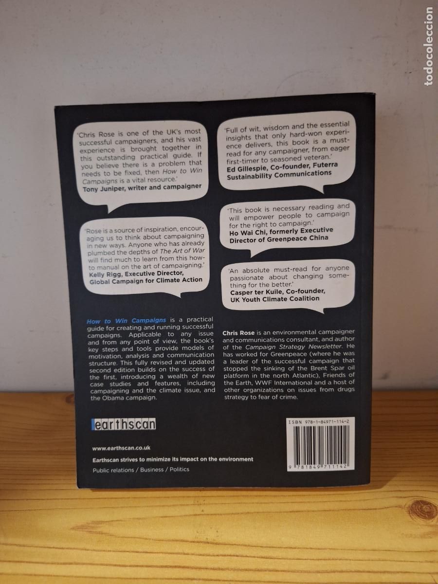 Libros de segunda mano: How to win campaigns - Chris Rose - Foto 2