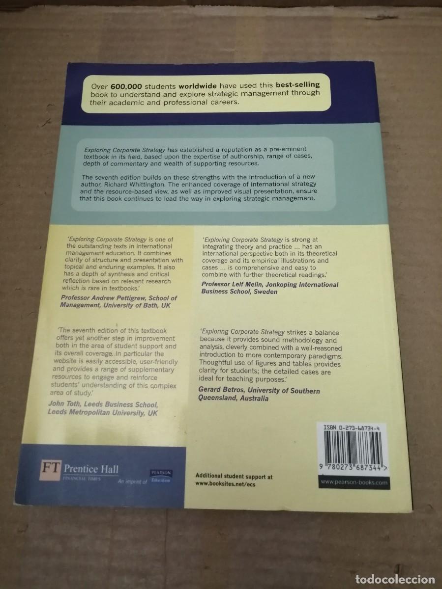 Libros de segunda mano: Exploring Corporate Strategy. Text and Cases (7th Edition) - Foto 2