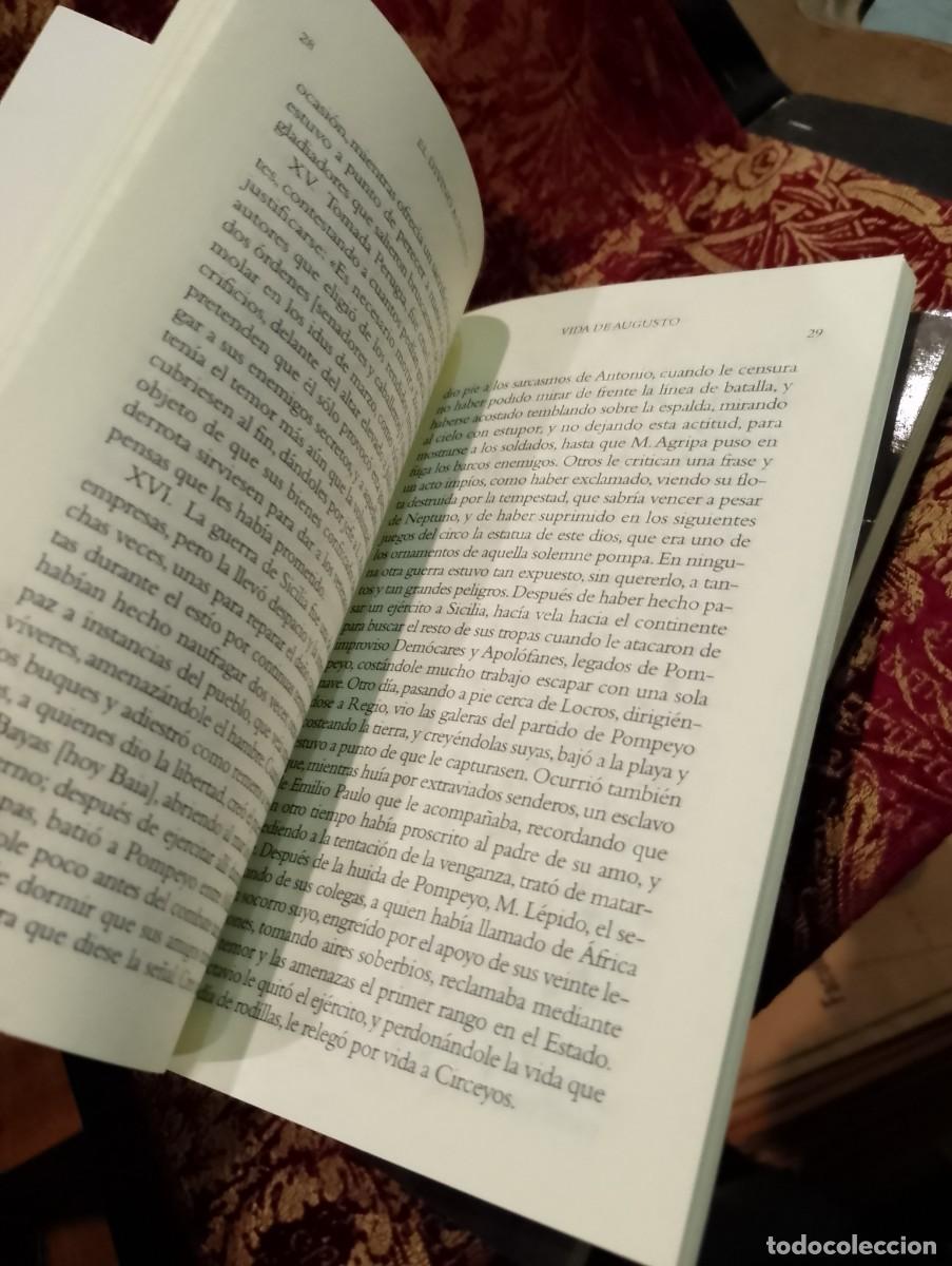 Libros de segunda mano: Augusto - Tiberio - Julio C&eacute;sar - Suetonio - Foto 3